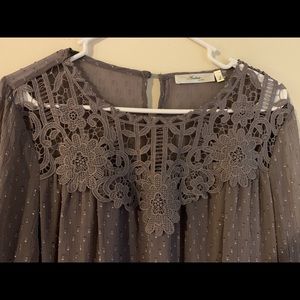 Adorable brand new gray dress